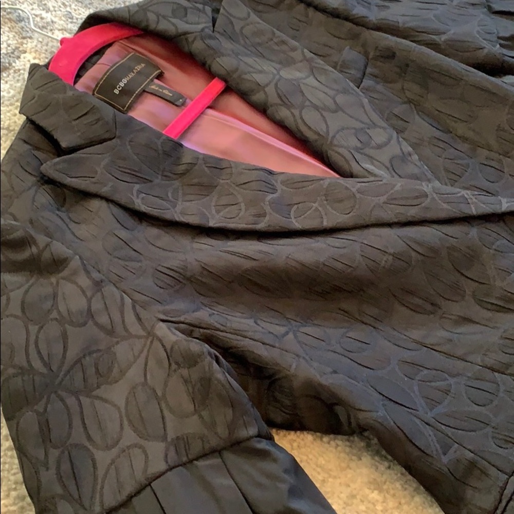 BCBGMaxAzria black printed blazer - Picture 6 of 16